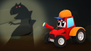 Cave and monster 🦇 Cartoon tractors for kids  Magic farm [upl. by Gunning705]