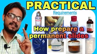 How prepare a permanent slidepreparation of permanent slidepermanent slide kaisebanayeslide steps [upl. by Yellah]