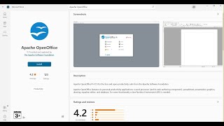 How to Download and Install Apache OpenOffice 4113 in Windows 11 [upl. by Ynes]