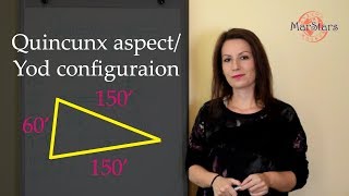 Quincunx Aspect and Yod Configuration in the Horoscope  Astrology Tutorial [upl. by Einnol]