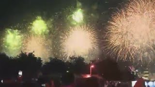 Macys 4th of July fireworks lights up New York City [upl. by Adyeren]