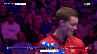 Mosconi Cup 2018 Day 1 Match 3  Niels Feijen vs Tyler Styer HD [upl. by Stine]