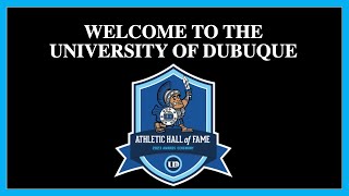 2023 Athletic Hall of Fame  University of Dubuque [upl. by Annhoj]