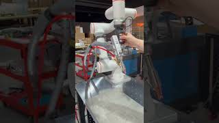 Drag and drop programming robot laser welding machine cobot laserweldingmachine [upl. by Drawyeh]