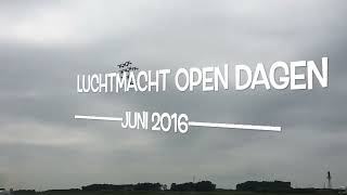 Luchtmacht open dagen  Vliegbasis Leeuwarden  Juni 2016 [upl. by Notrem]