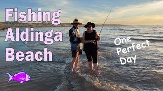 Beach Fishing at Aldinga Beach South Australia one perfect day [upl. by Naor]