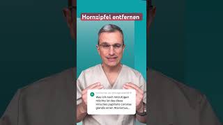 Hornzipfel Entfernung und Methodenvergleich Laser vs Radiowellenhornzipfel pickel dermatology l [upl. by Rramaj455]