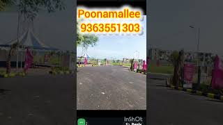 Poonamallee land sales  on road projectchennai [upl. by Leuqar]