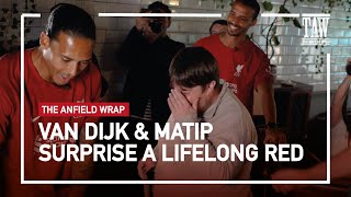 Virgil Van Dijk amp Joel Matip Surprise A Lifelong Liverpool fan  TAW Special [upl. by Narcissus]