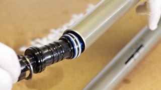 S07E02  RockShox Lyrik Inner Cartridges Service [upl. by Eirruc]