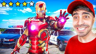 قراند 5  مود ايرون مان  GTA V IRON MAN Mod [upl. by Anigroeg]