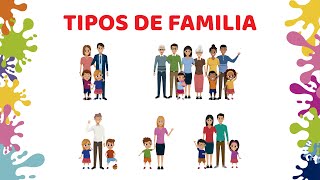 Tipos de familia  video infantil [upl. by Arrik]