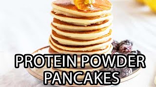 Vanilla Protein Powder Pancakes without Bananas [upl. by Eahcim819]