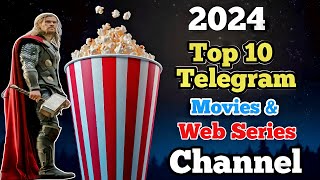 2024 Top 10 Telegram movies amp Web Series Channel [upl. by Vitek319]