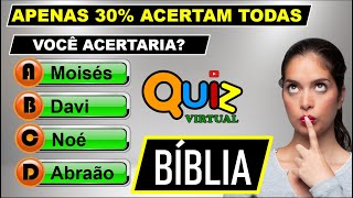 QUIZ VIRTUAL ESPECIAL BÍBLIA  20 PERGUNTAS BÍBLICAS [upl. by Eizeerb79]