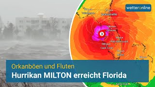 Hurrikan MILTON erreicht Florida [upl. by Changaris160]