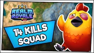 14 KILLS SQUADS Ft Baggins Realm Royale Gameplay [upl. by Notneuq]