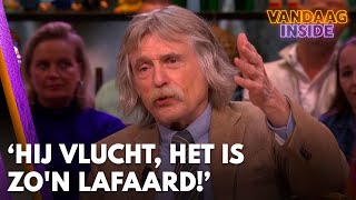 Johan over opgestapte minister Hij vlucht het is zon lafaard  VANDAAG INSIDE [upl. by Herzel485]