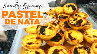 Receita do Pastel de NataPastel de Belém Que é Um Sucesso de Vendas Na Padaria  Ewerton Santana [upl. by Anawek]