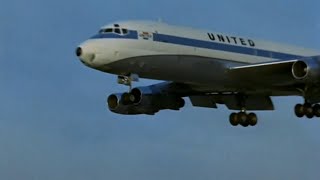 N8042U United DC8 Landing [upl. by Carbone]