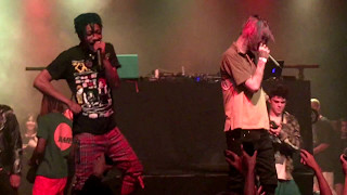 Lil Peep feat Lil Tracy  Giving Girls Cocaine Live in Santa Ana 42917 [upl. by Eceined913]