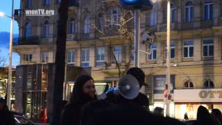 Demonstration gegen das neue Asylgesetz  Wien 6 März 2015 [upl. by Kandace660]