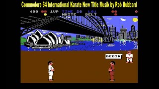 Commodore 64 International Karate New Title Musik by Rob Hubbard [upl. by Heeley861]