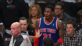 Andray Blatche amp Iman Shumpert Exchange Words in Scuffle [upl. by Eerahs]