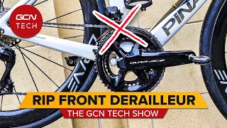 The End For The Front Derailleur  GCN Tech Show 334 [upl. by Eenerb262]