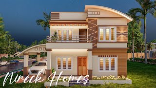 Beautiful House Design  Exterior Looks Elegant  600 sqm  Nireck Homes [upl. by Sailesh657]