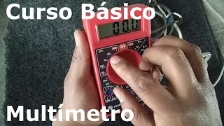 EMPLEO BÁSICO DE MULTIMETRO DIGITAL  Curso Básico de Multímetro polímetro​ o tester  TUTORIAL [upl. by Enylhsa]