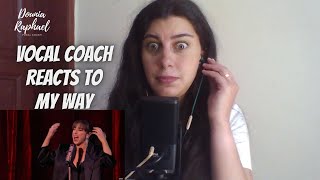 VOCAL COACH REACTS to Sydnie Christmas  My Way  BGT 2024 [upl. by Hsirahc155]