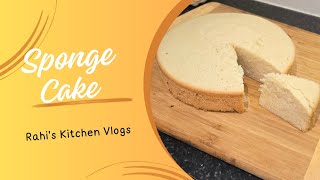 Basic VANILLA Sponge Cake  Simple amp Easy To Make [upl. by Notreb336]