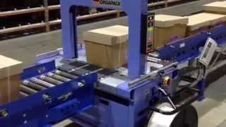 Orgapack ORM 550 Fully Automatic Strapping Machine installed by Strap and Wrap IPS [upl. by Eidua]