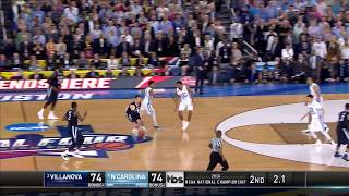 Villanova vs North Carolina Kris Jenkins shot wins national title [upl. by Adaj]