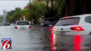 Florida prepares for next round of heavy rainfall after storms swamp southern part of the state [upl. by Red37]