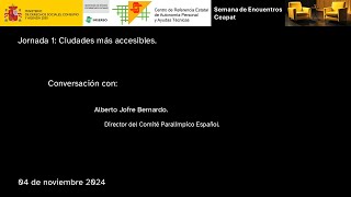 Conversación con Alberto Jofre Bernardo Director del Comité Paralímpico Español [upl. by Hovey722]