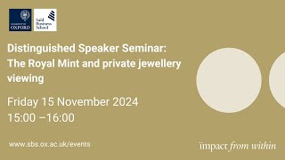 The Royal Mint and Private Jewellery Viewing [upl. by Eednac228]