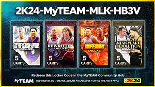 NEW MLK DAY LOCKER CODE FOR A FREE SELLABLE DELUXE PACK IN NBA 2K24 MyTEAM [upl. by Adok]