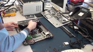 Mainboard replacement HP DV9000 Laptop 7081 [upl. by Acessej]