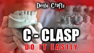 DIY EASILY C CLASP  PRECLINICAL ORTHODONTICS  DENTISTRY [upl. by Elspeth750]