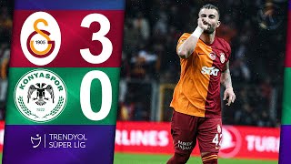 GALATASARAY 30 KONYASPOR  ASLAN EKSİKSİZ GİDİYOR  Süper Lig 2024 [upl. by Strickman]