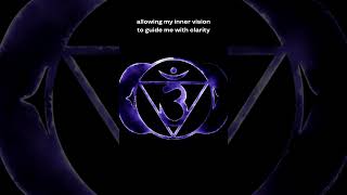 🧿 3rd eye chakra affirmations listen to for 21 days spiritualawakening spiritualalignment [upl. by Onyx]