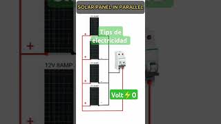 conexión en paralelo de paneles solares rels electricas parati [upl. by Meggie624]