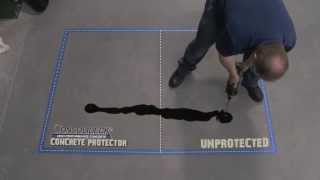 Consolideck® Concrete Protector vs a jug of motor oil [upl. by Afatsuom]