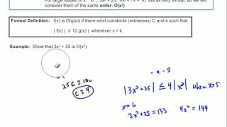 Algorithms Big O Notation Example 1 [upl. by Seumas882]