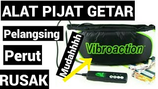 CARA MEMPERBAIKI VIBROACTION SLIMMING BELTALAT PERAMPING PERUT [upl. by Yentterb]