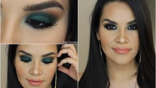 Maquillaje Ahumado en Verde  Green Smokey eye  Mytzi Cervantes [upl. by Walden404]