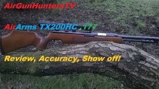 REVIEW AIR ARMS  TX200HC 177 [upl. by Nal]