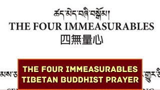 The four immeasurable prayer Kindess Compassion Joy Equanimity repeat 3times [upl. by Michaeu]